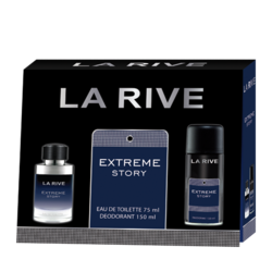 La rive Extreme story pánská dárková kazeta EDP 100ml deo 150ml